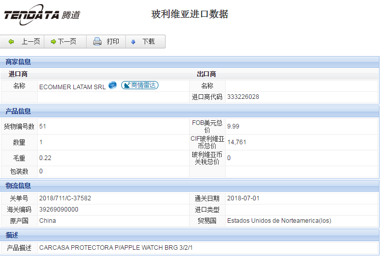 海关数据,进出口数据,进口数据,ledger钱包官网,贸易,玻利维亚